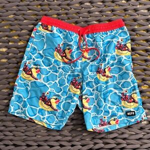 Deadpool Superhero Anti-hero Swim Trunks Suit Shorts (Mens Medium)